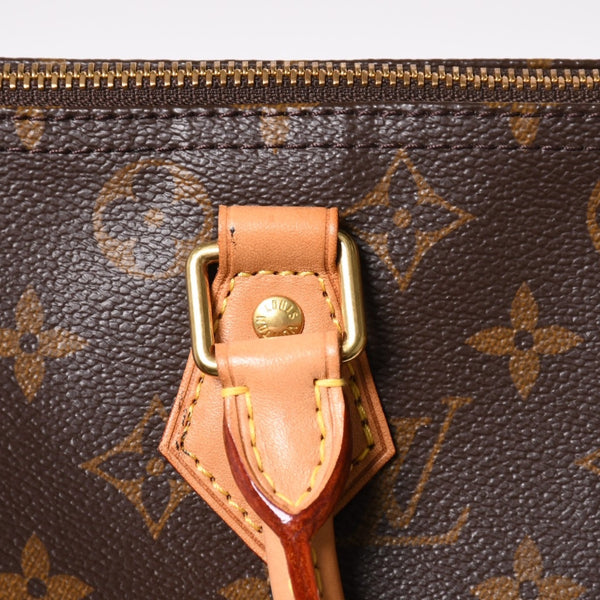 Very Good LOUIS VUITTON Speedy 30 Handbag New M41108 Monogram Brown Leather PVC Used 4a003176