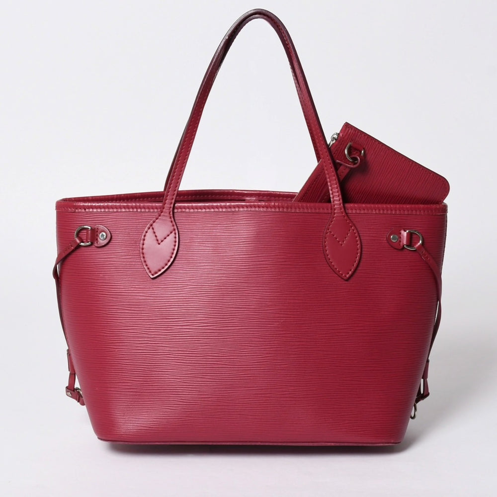 LOUIS VUITTON ルイヴィトン ネヴァーフル PM ハンドバッグ M40959 エピレザー ボルドー シルバー金具 美品 中古 4a001596