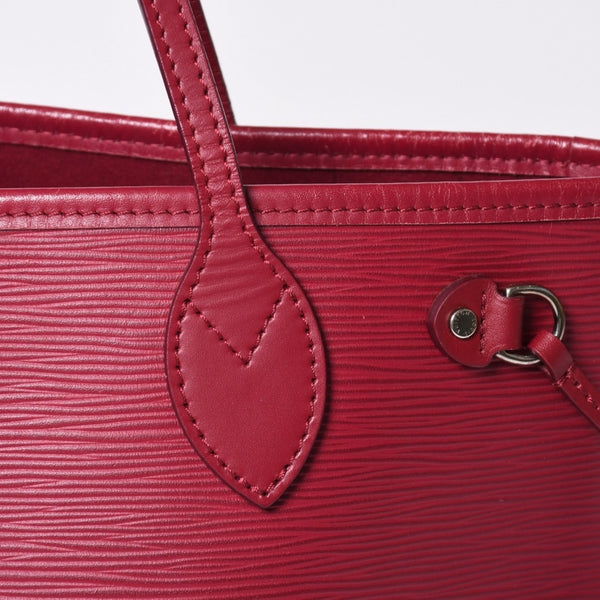 LOUIS VUITTON Neverfull PM Handbag M40959 Epi Leather Bordeaux Silver Hardware Good Condition Used 4a001596