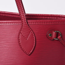 画像をギャラリービューアに読み込む, LOUIS VUITTON ルイヴィトン ネヴァーフル PM ハンドバッグ M40959 エピレザー ボルドー シルバー金具 美品 中古 4a001596