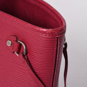 LOUIS VUITTON Neverfull PM Handbag M40959 Epi Leather Bordeaux Silver Hardware Good Condition Used 4a001596