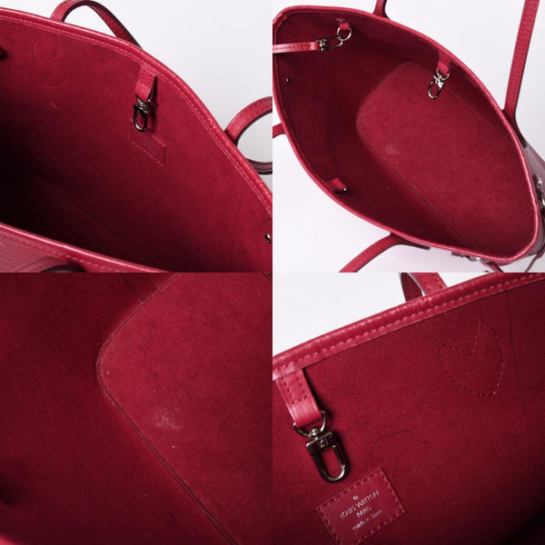 LOUIS VUITTON Neverfull PM Handbag M40959 Epi Leather Bordeaux Silver Hardware Good Condition Used 4a001596