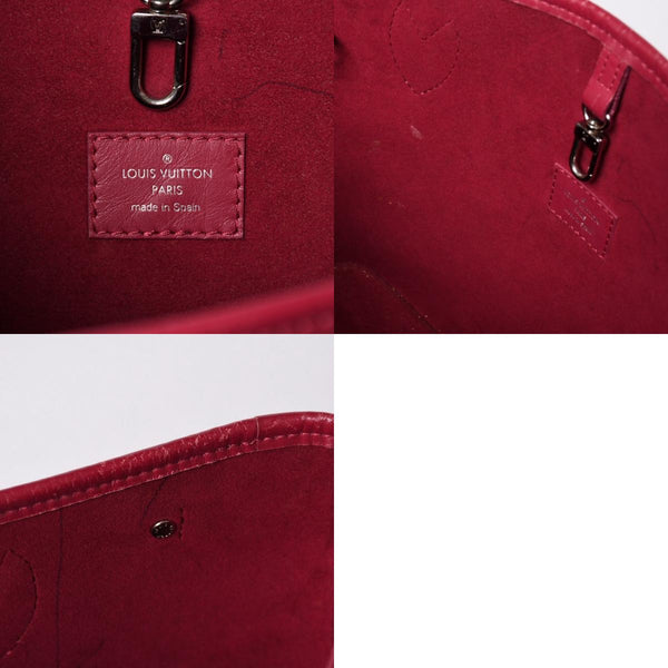 LOUIS VUITTON Neverfull PM Handbag M40959 Epi Leather Bordeaux Silver Hardware Good Condition Used 4a001596
