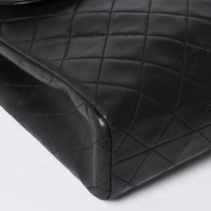 CHANEL Chain Tote Bag No. 1 Coco Mark Lambskin Quilted Black Gold Hardware Good Condition Used 4a001635