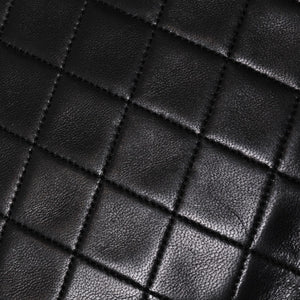 CHANEL Chain Tote Bag No. 1 Coco Mark Lambskin Quilted Black Gold Hardware Good Condition Used 4a001635