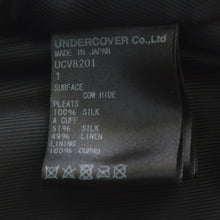 画像をギャラリービューアに読み込む, 極美品 UNDERCOVER アンダーカバー JUN TAKAHASHI ジュンタカハシ レザージャケット ブラック UCV8201 中古 4a001637