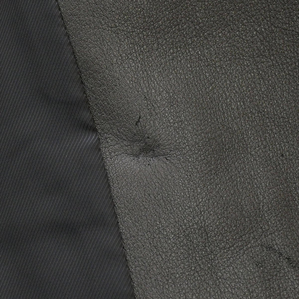 Very Good Condition UNDERCOVER JUN TAKAHASHI Leather Jacket Black UCV8201 Used 4a001637