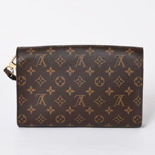 画像をギャラリービューアに読み込む, LOUIS VUITTON ルイヴィトン CLUTCH HISTORIQUE ヒストリーク リストレット クラッチバッグ モノグラム ブラウン 美品 中古 4a001682
