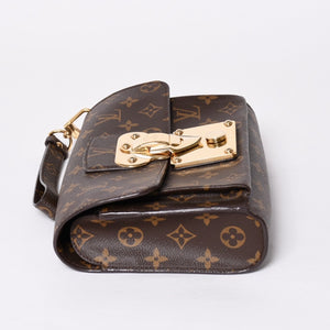 LOUIS VUITTON ルイヴィトン CLUTCH HISTORIQUE ヒストリーク リストレット クラッチバッグ モノグラム ブラウン 美品 中古 4a001682