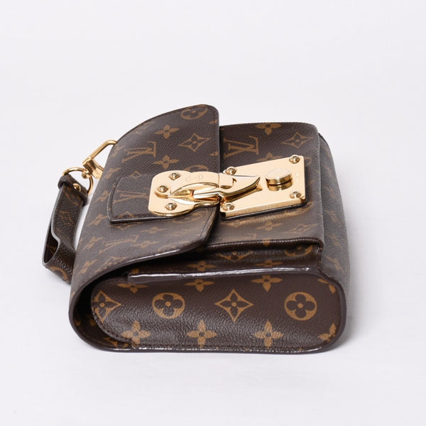LOUIS VUITTON ルイヴィトン CLUTCH HISTORIQUE ヒストリーク リストレット クラッチバッグ モノグラム ブラウン 美品 中古 4a001682