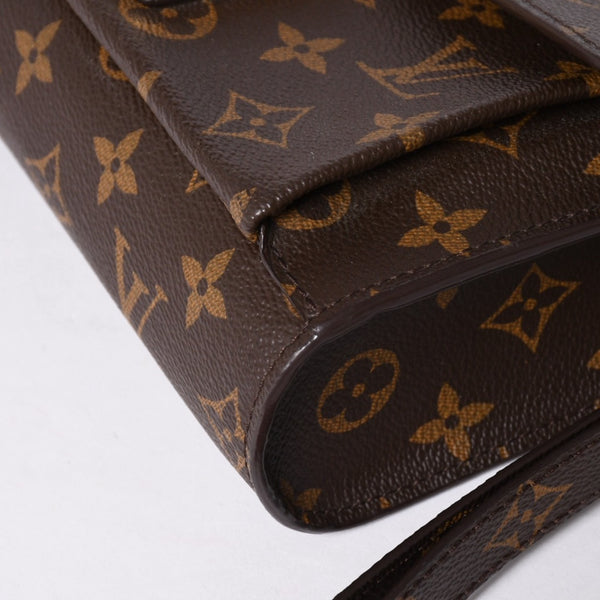 LOUIS VUITTON ルイヴィトン CLUTCH HISTORIQUE ヒストリーク リストレット クラッチバッグ モノグラム ブラウン 美品 中古 4a001682