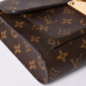 LOUIS VUITTON ルイヴィトン CLUTCH HISTORIQUE ヒストリーク リストレット クラッチバッグ モノグラム ブラウン 美品 中古 4a001682