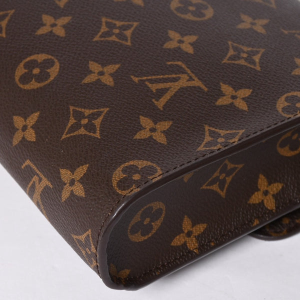 LOUIS VUITTON ルイヴィトン CLUTCH HISTORIQUE ヒストリーク リストレット クラッチバッグ モノグラム ブラウン 美品 中古 4a001682