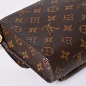 LOUIS VUITTON ルイヴィトン CLUTCH HISTORIQUE ヒストリーク リストレット クラッチバッグ モノグラム ブラウン 美品 中古 4a001682
