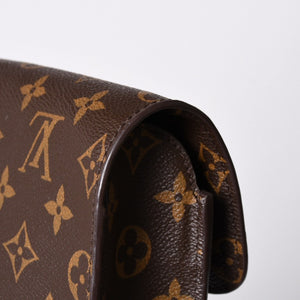 LOUIS VUITTON ルイヴィトン CLUTCH HISTORIQUE ヒストリーク リストレット クラッチバッグ モノグラム ブラウン 美品 中古 4a001682