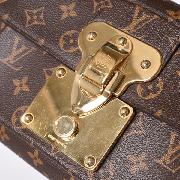 LOUIS VUITTON ルイヴィトン CLUTCH HISTORIQUE ヒストリーク リストレット クラッチバッグ モノグラム ブラウン 美品 中古 4a001682