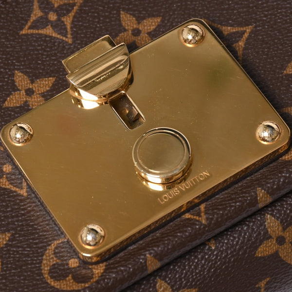 LOUIS VUITTON ルイヴィトン CLUTCH HISTORIQUE ヒストリーク リストレット クラッチバッグ モノグラム ブラウン 美品 中古 4a001682