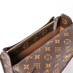 LOUIS VUITTON ルイヴィトン CLUTCH HISTORIQUE ヒストリーク リストレット クラッチバッグ モノグラム ブラウン 美品 中古 4a001682