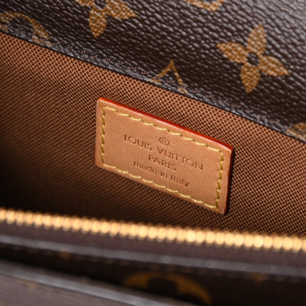 LOUIS VUITTON ルイヴィトン CLUTCH HISTORIQUE ヒストリーク リストレット クラッチバッグ モノグラム ブラウン 美品 中古 4a001682