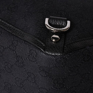 極美品 GUCCI グッチ アビー GG柄 ブラック GGキャンバス 293580 トートバッグ ショルダーバッグ 中古 4a001644