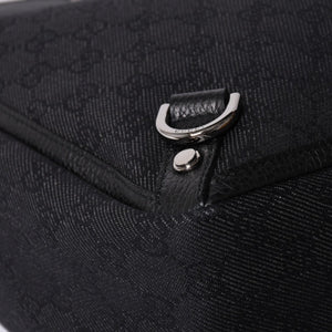 極美品 GUCCI グッチ アビー GG柄 ブラック GGキャンバス 293580 トートバッグ ショルダーバッグ 中古 4a001644