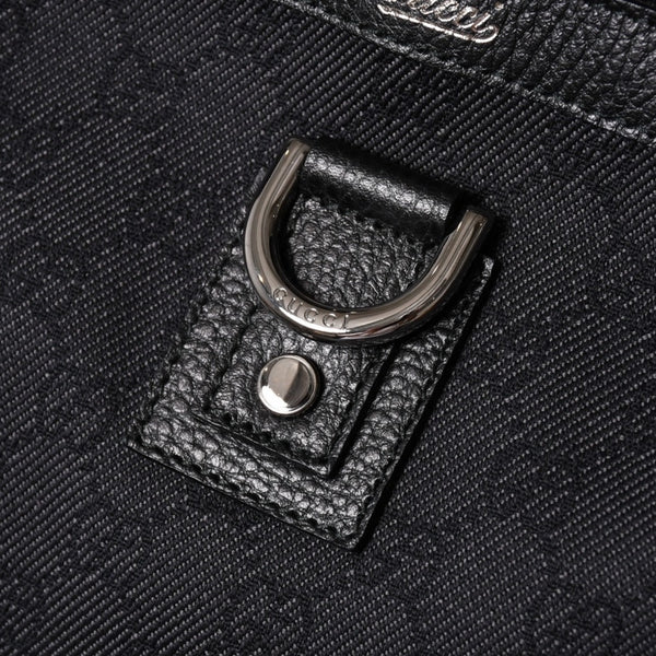 極美品 GUCCI グッチ アビー GG柄 ブラック GGキャンバス 293580 トートバッグ ショルダーバッグ 中古 4a001644