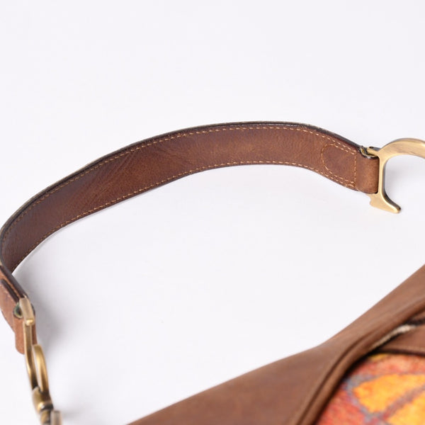 Christian Dior KILIM Saddle Bag One Shoulder Bag RU 0062 Galliano Period Good Condition Used 4a001598