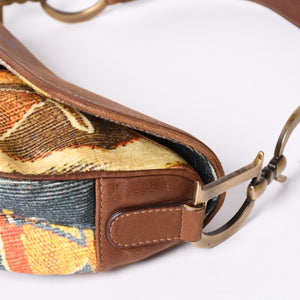 Christian Dior KILIM Saddle Bag One Shoulder Bag RU 0062 Galliano Period Good Condition Used 4a001598