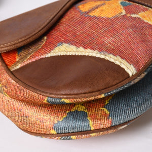 Christian Dior KILIM Saddle Bag One Shoulder Bag RU 0062 Galliano Period Good Condition Used 4a001598