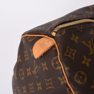 LOUIS VUITTON Keepall 50 Boston Bag M41426 Monogram PVC Leather Monogram Gold Hardware Good Condition Used 4a001587