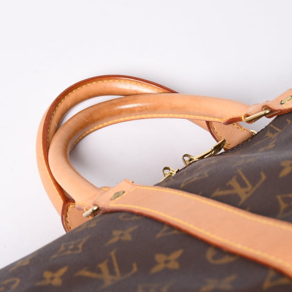 LOUIS VUITTON Keepall 50 Boston Bag M41426 Monogram PVC Leather Monogram Gold Hardware Good Condition Used 4a001587