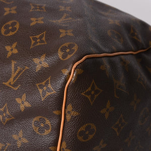 LOUIS VUITTON Keepall 50 Boston Bag M41426 Monogram PVC Leather Monogram Gold Hardware Good Condition Used 4a001587