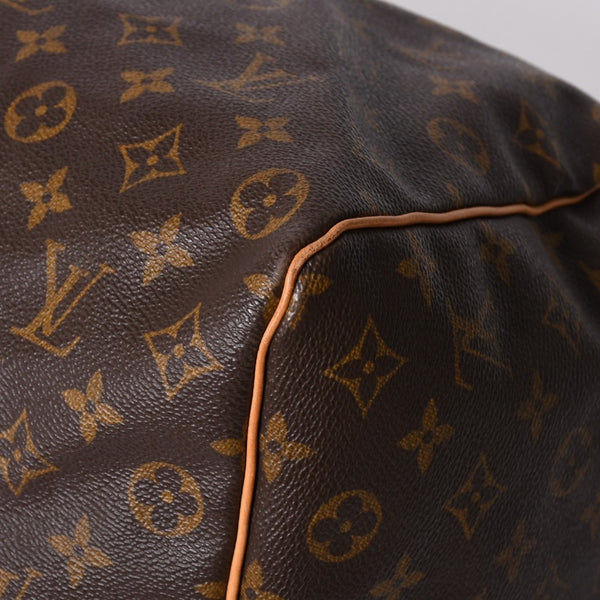 LOUIS VUITTON Keepall 50 Boston Bag M41426 Monogram PVC Leather Monogram Gold Hardware Good Condition Used 4a001587