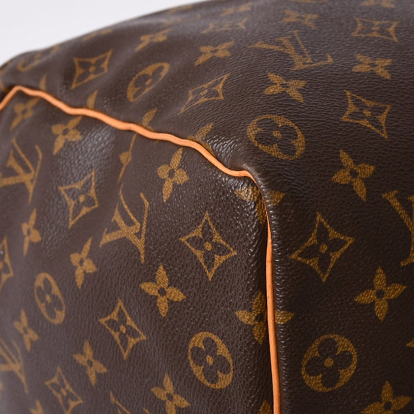 LOUIS VUITTON Keepall 50 Boston Bag M41426 Monogram PVC Leather Monogram Gold Hardware Good Condition Used 4a001587