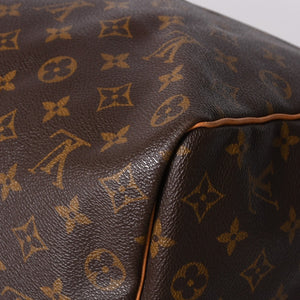 LOUIS VUITTON Keepall 50 Boston Bag M41426 Monogram PVC Leather Monogram Gold Hardware Good Condition Used 4a001587