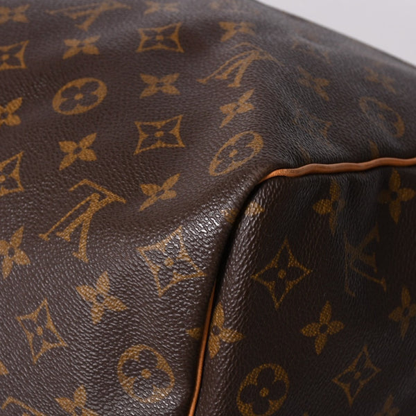 LOUIS VUITTON Keepall 50 Boston Bag M41426 Monogram PVC Leather Monogram Gold Hardware Good Condition Used 4a001587