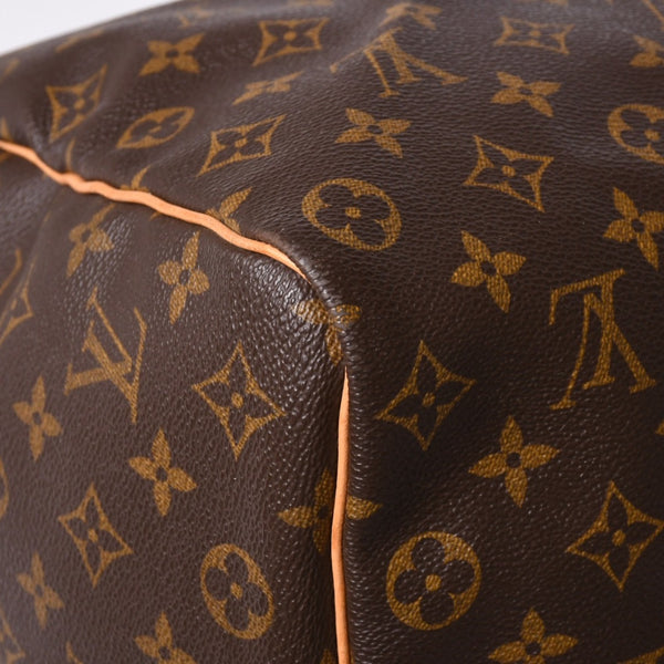 LOUIS VUITTON Keepall 50 Boston Bag M41426 Monogram PVC Leather Monogram Gold Hardware Good Condition Used 4a001587