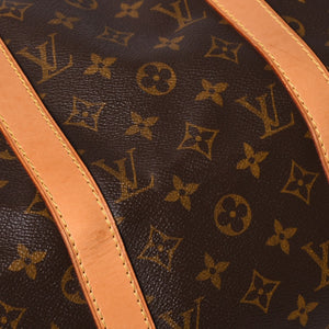 LOUIS VUITTON Keepall 50 Boston Bag M41426 Monogram PVC Leather Monogram Gold Hardware Good Condition Used 4a001587