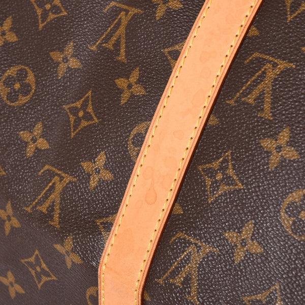 LOUIS VUITTON Keepall 50 Boston Bag M41426 Monogram PVC Leather Monogram Gold Hardware Good Condition Used 4a001587
