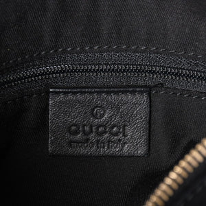 極美品 GUCCI グッチ アビー GGキャンバス ショルダーバッグ 190525 ワンショルダー セミショルダー 肩掛け レザー ブラック 中古 4a001662