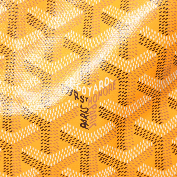 New and unused GOYARD Boheme Hobo Bag Yellow BOHEMEPMLTY33CL33P Coated Canvas Silver Hardware Used 4a001714