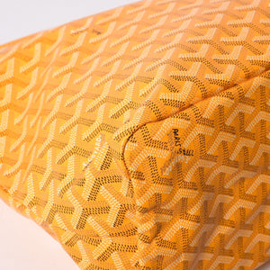 New and unused GOYARD Boheme Hobo Bag Yellow BOHEMEPMLTY33CL33P Coated Canvas Silver Hardware Used 4a001714
