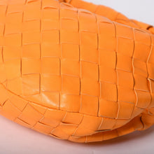 画像をギャラリービューアに読み込む, 極美品 BOTTEGAVENETA ボッテガヴェネタ MINI JODIE ミニ ジョディ ハンドバッグ 651876 イントレチャート オレンジ 中古 4a001656