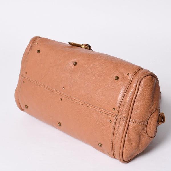 Very good condition CHLOE Chloe Paddington handbag leather brown gold hardware 01-07-51-5191 Used 4a001664
