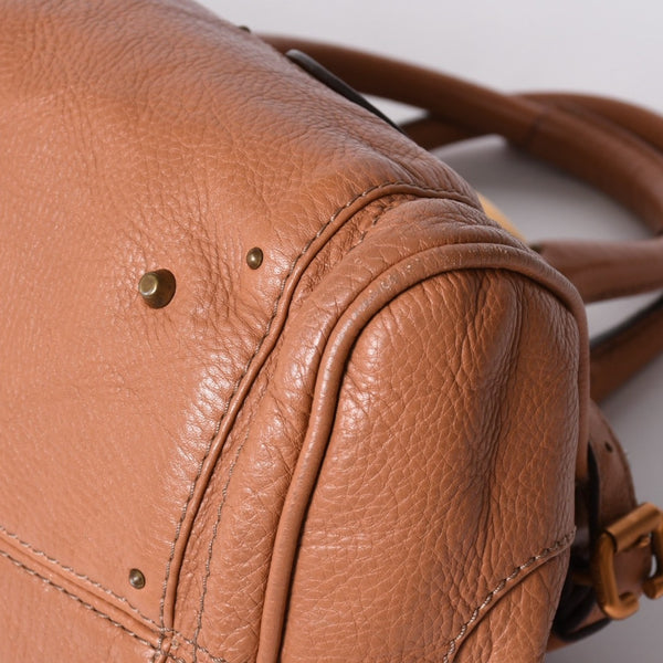 Very good condition CHLOE Chloe Paddington handbag leather brown gold hardware 01-07-51-5191 Used 4a001664