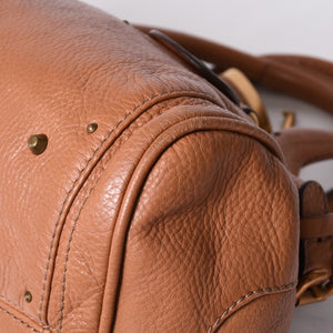 Very good condition CHLOE Chloe Paddington handbag leather brown gold hardware 01-07-51-5191 Used 4a001664