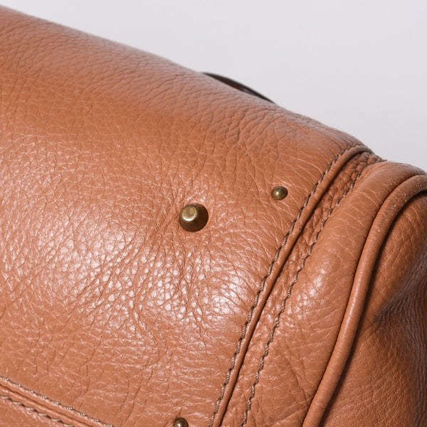 Very good condition CHLOE Chloe Paddington handbag leather brown gold hardware 01-07-51-5191 Used 4a001664