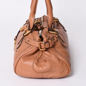 Very good condition CHLOE Chloe Paddington handbag leather brown gold hardware 01-07-51-5191 Used 4a001664