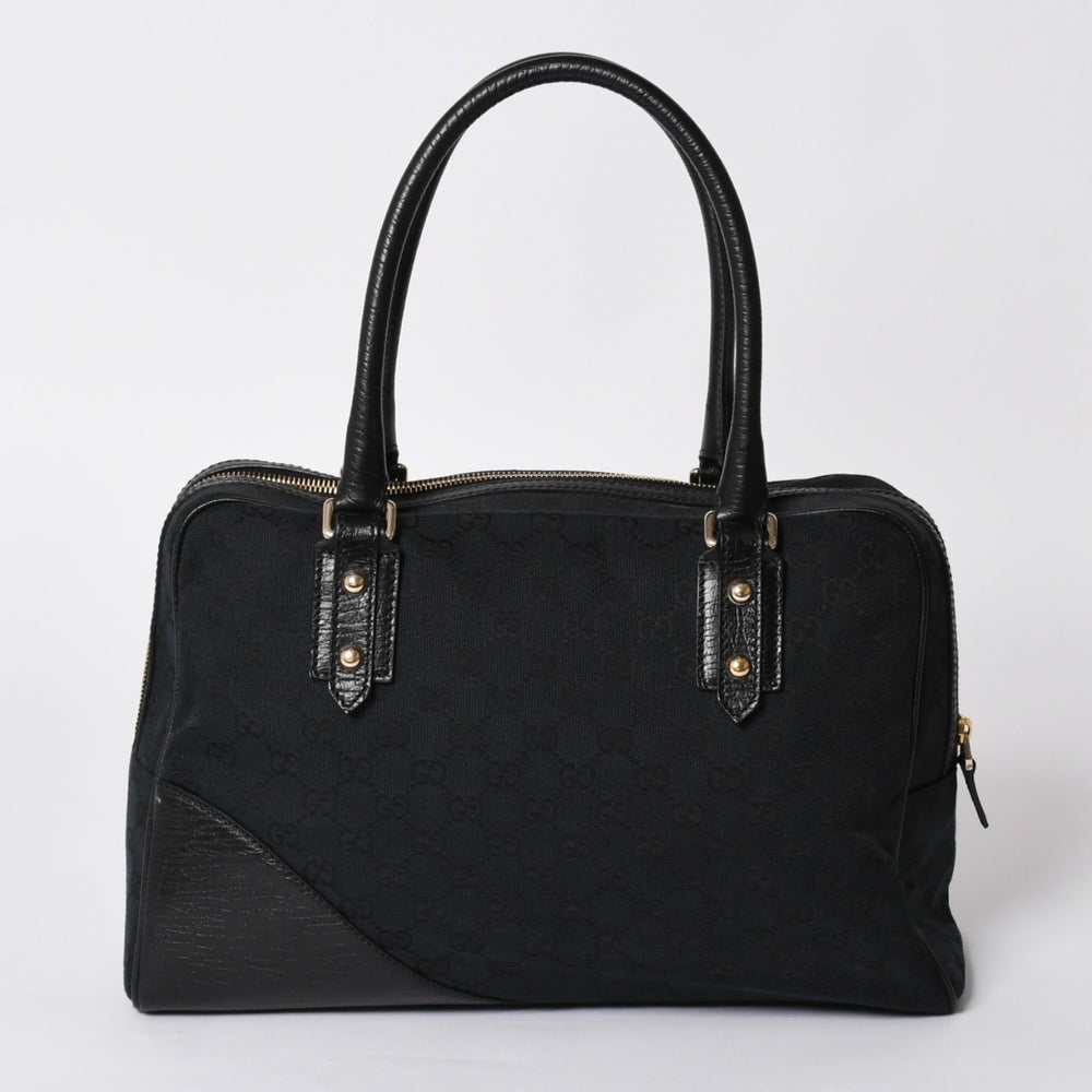 極美品 GUCCI グッチ シェリーライン ホースビット Tote Bag トートバッグ レザー GGキャンバス 141503 中古 4a001692