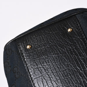 Very Good Condition GUCCI Sherry Line Horsebit Tote Bag Leather GG Canvas 141503 Used 4a001692